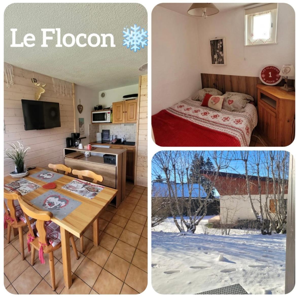 Appartement Le Flocon, Joli Petit Cocon 4 Pers En Rez De Jardin Draps Inclus Les Rousses Exterior foto